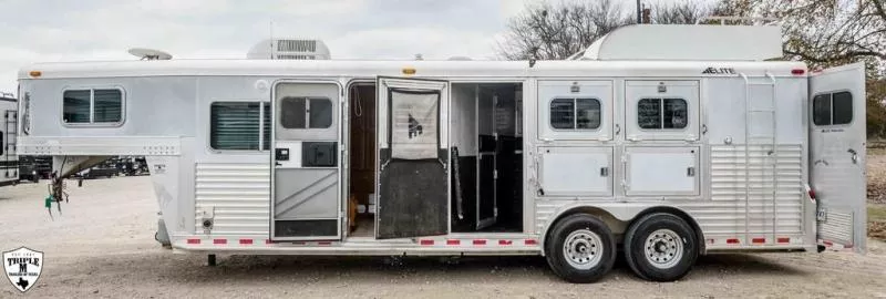 used Horse Trailers Elite Trailers  for sale, in Willspoint, TX Thumbnail 2