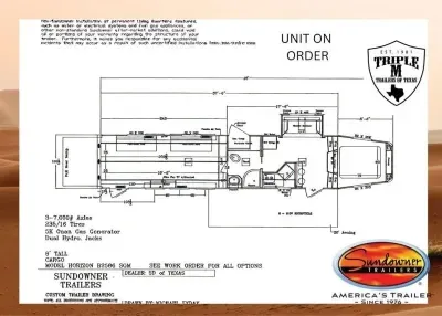 2027 Sundowner Trailers B2586SGM Horse Trailer