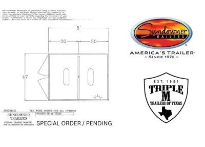 2027 Sundowner Trailers STOCK BOX Horse Trailer