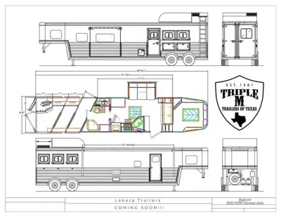 2027 Lakota BIGHORN Horse Trailer