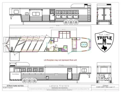 2027 Lakota CHARGER Horse Trailer