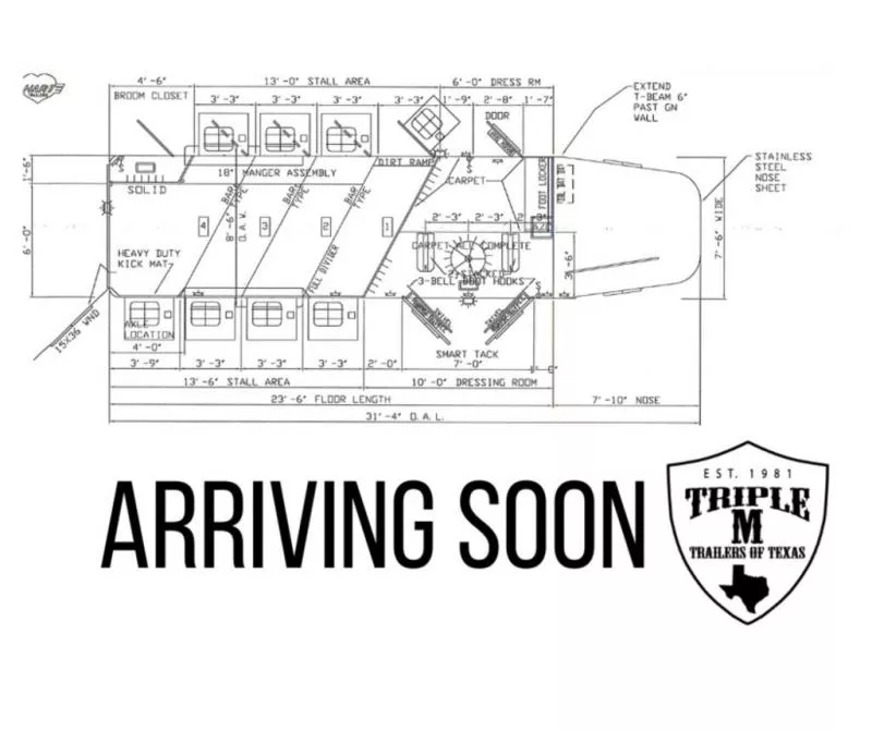 new Horse Trailers Hart Trailers  for sale, in Willspoint, TX Thumbnail 18