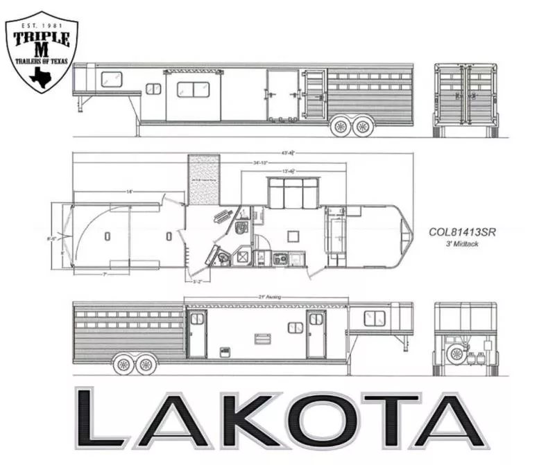 new Horse Trailers Lakota  for sale, in Willspoint, TX Thumbnail 3