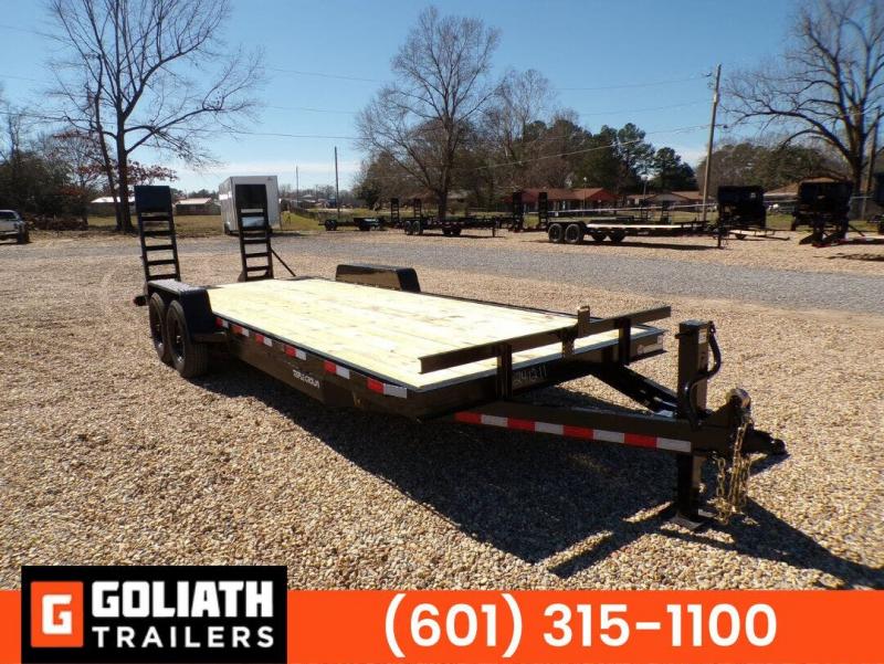 2024 Triple Crown Trailers 7X22 Flatbed Equipment Trailer 14K LB GVWR Equipment Trailer