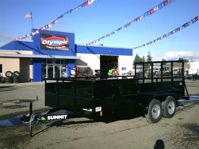 2027 Summit CU714TA2 Cascade 7x14 Dual Axle Utility Trailer