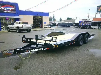 2026 PJ Trailers TS20 8.5X20 14K Super Wide Tilt