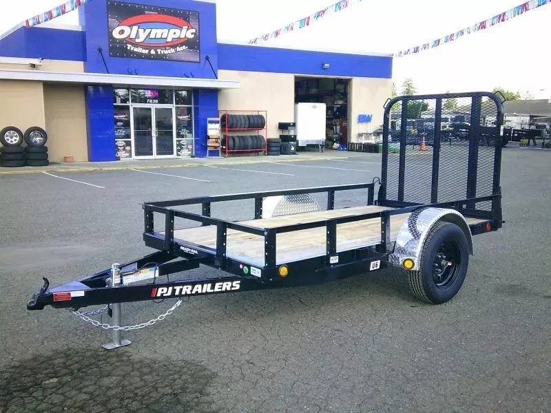 2027 PJ Trailers U6101 5x10 Utility With Fold up Gate