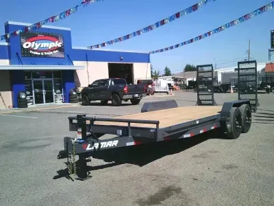 2026 Lamar Trailers LH68320 H6 7x20 16K Equipment Trailer With Dove / HD Stand Up Ramps / Removable 