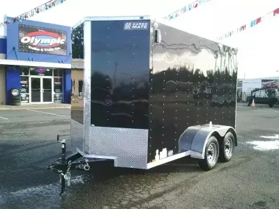 2027 Cargo Mate EHW612TA2 E-Series 6x12 7K With 6" Extra Height / Vent / Wedge / Ramp Door