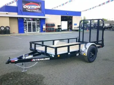 2027 PJ Trailers U6101 5x10 Utility With Fold in Gate