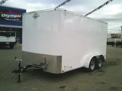 2027 Cargo Mate CH714TA2 Challenger 7x14 7K With 6" Extra Height / Ramp Door