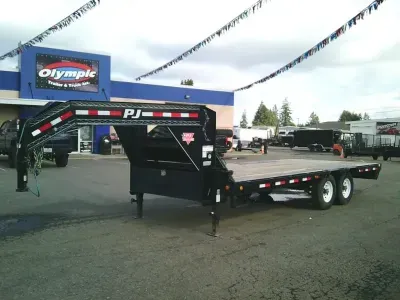 2020 PJ Trailers LS - Low-Pro Flatdeck with 7K Singles (8.5 x 20)