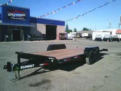 2027 Summit C6TB720TA5-RF-LOK Cascade 7x20 14K Tiltbed Equipment Trailer With Lockout Kit