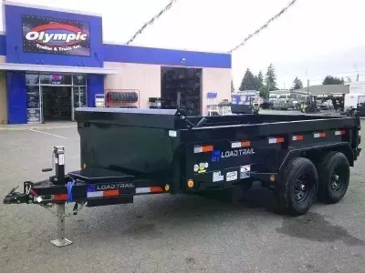2027 Load Trail DE7212 6x12 10K Dump Tarp Kit Ramps Spreader Gate