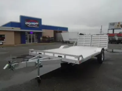 2026 Aluma WB15H-S-EL-DOF-SBT-RR-RTD ATV Trailer With Split Bi-Fold Tailgate