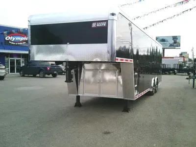 2027 Cargo Mate ELG8.532TA5 Eliminator 8.5x32 14K 12" Extra Height D-Rings Spread Axles Reinforced R