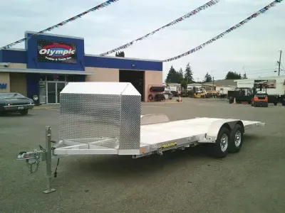 2025 Aluma 8220HTILT 7X20 10K Heavy Duty Aluminum Tilt Trailer