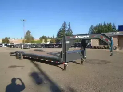 2026 Lamar Trailers LH80232 102x32 H8 14K Gooseneck Equipment Trailer