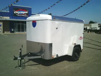 2024 Interstate ILRD508SAFS LoadRunner 5x8 With D-Rings / Spare Tire / Cargo Door