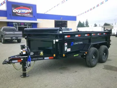 2027 Load Trail DT7212 6x12 14K Dump Tarp Kit Ramps Spreader Gate