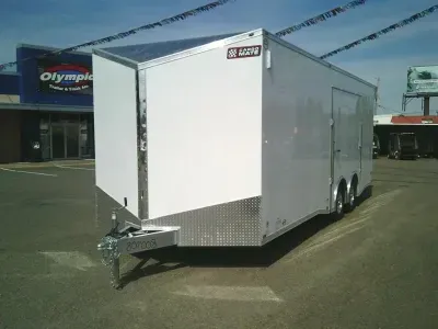 2027 Cargo Mate EHWA8.524TA3 Aluminum E-Series 8.5x24 10K With 6" Extra Height / Super Escape Doo