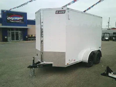 2027 Cargo Mate EHW612TA2 E-Series 6x12 7K With 6" Extra Height / Vent / Wedge / Ramp Door
