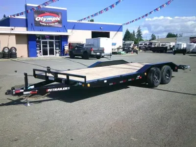 2026 PJ Trailers B520 8.5X20 10K Channel Buggy Hauler Trailer With Dovetail Slide In Ramps