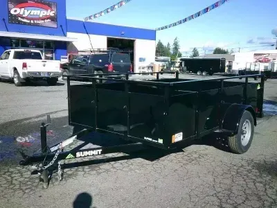 2027 Summit AU610SA-SR Alpine 6x10 With Split Ramps Utility Trailer
