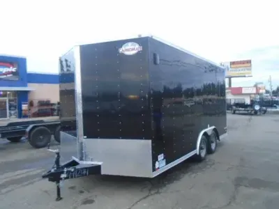 2027 Cargo Mate EHW8.516TA2 E-Series 8.5x16 7K With 6" Extra Height / Ramp Door