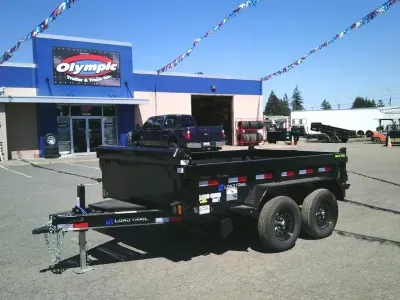 2026 Load Trail DE7210 6x10 7K Dump Tarp Kit Ramps Spreader Gate