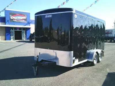 2026 Cargo Mate BL714TA2 Blazer 7x14 7K With 6" Extra Height / Ramp Door