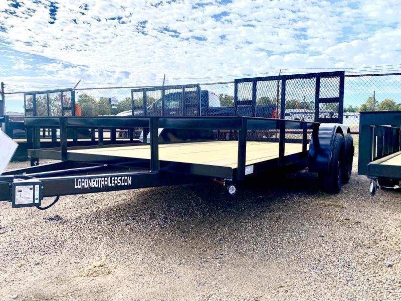 2022 Load N Go Trailers 82X14 SINGLE AXLE 4'GATE SIDE LOAD RAMPS