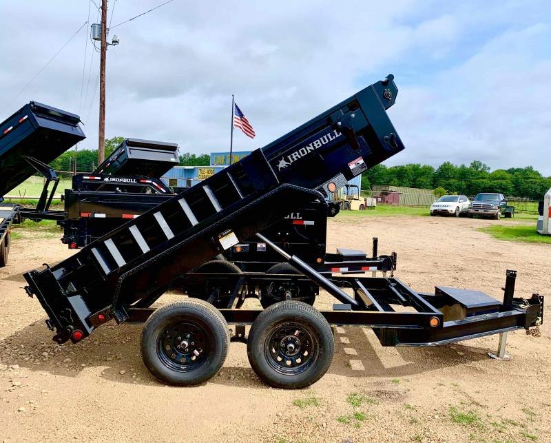 2022 Iron Bull 60X10 Bumper Pull 23500 Axles cylinder Dump Trailer