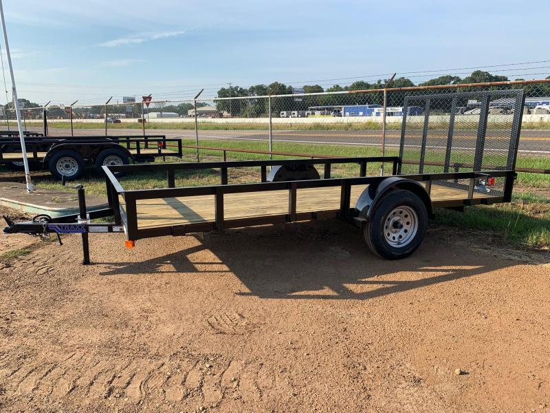 Traxx Trailers 77X14 SINGAL AXLE Utility Trailer I20 Equipment Sales Flatbed and Dump