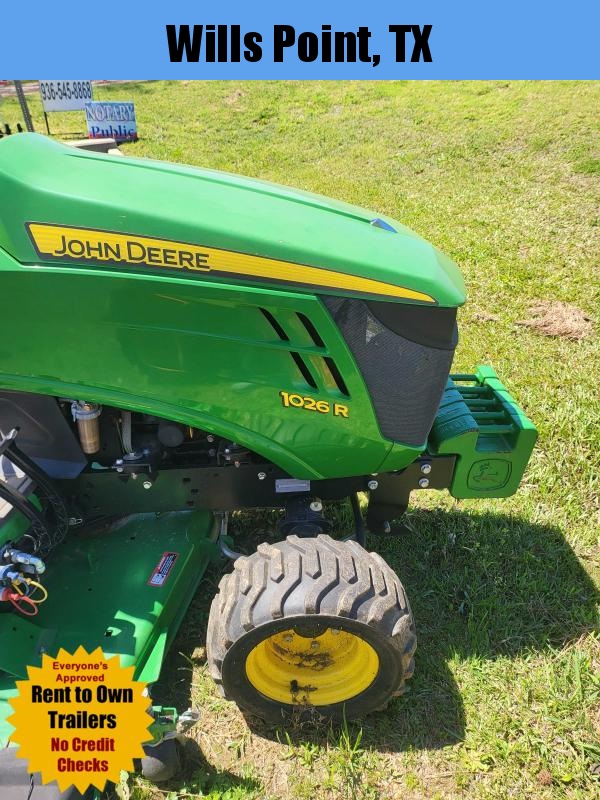 2011 John Deere 1026R Tractor 2011 John Deere 1026R Tractor