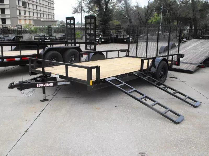83 X 14 ATV / Utility Trailer Side Load Rear Load With Ramp