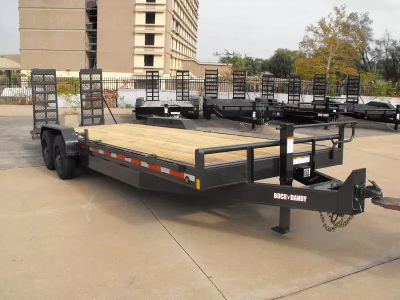 2026 Buck Dandy Equipment trailer 83 X 24 4' Steel Dove (16000 GVWR) Color Metallic Gray