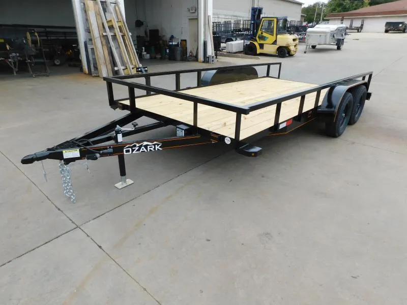 2024 Ozark Trailer Mfg 82X16 T/A WITH RAMPS Utility Trailer