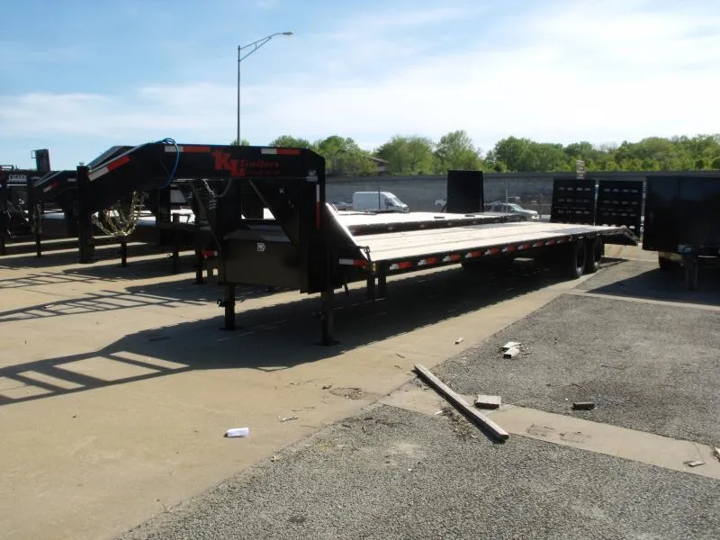 2022 KL Trailers SALE SALE SALE LOOK AT THIS Goose Neck Deck Over 102 X 35 + 5 Dove With Self Cleani