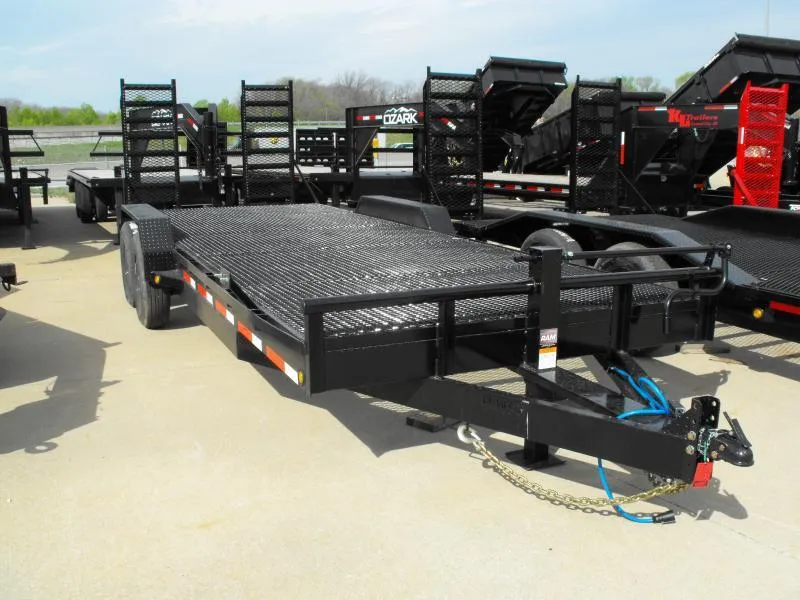 2024 KL Trailers SALE SALE SALE Car Hauler / Equipment Trailer 83 X 22 Dove #6 HD Mesh Floor On 12" 
