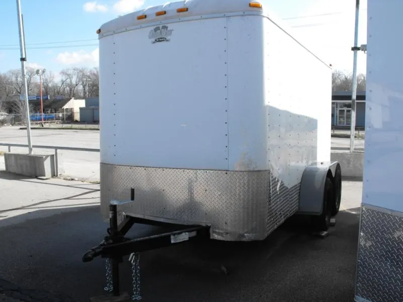 2008 Cargo Mate 6X12  Ramp Door Cargo 7000 GVWR Enclosed Trailer