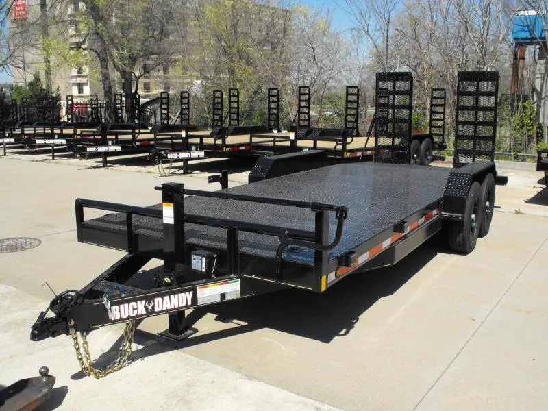2024 Buck Dandy Equipment Trailer Steel Deck 83 X 20 Dove 14000 GVWR