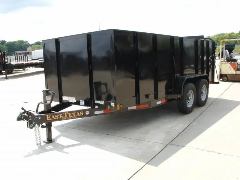 2021 East Texas Trailers 83 X 16 Steel HD Tube Gate 14000 GVW 14 Ply Tires
