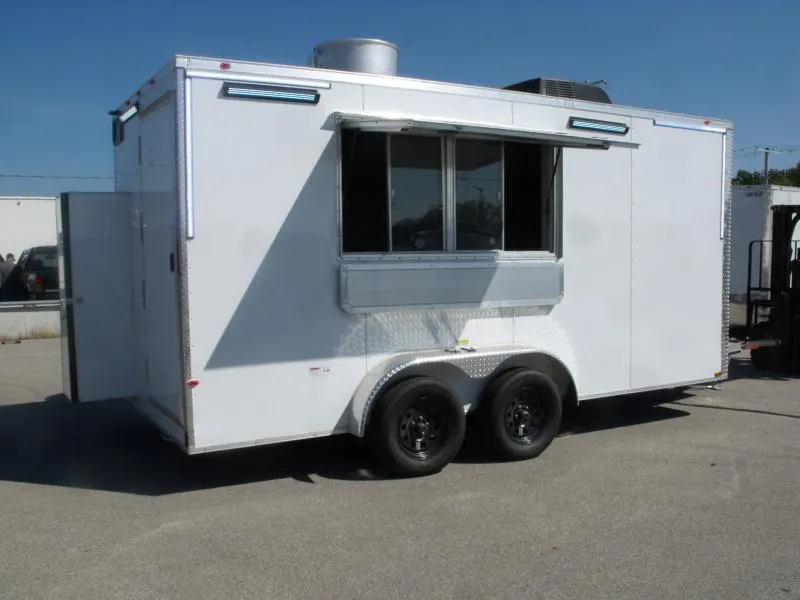 CONCESSION TRAILER 7 x 16  VENDING / CONCESSION TRAILER CERTIFIED KELLER FIRE SUPPRESSION SYSTEM INS