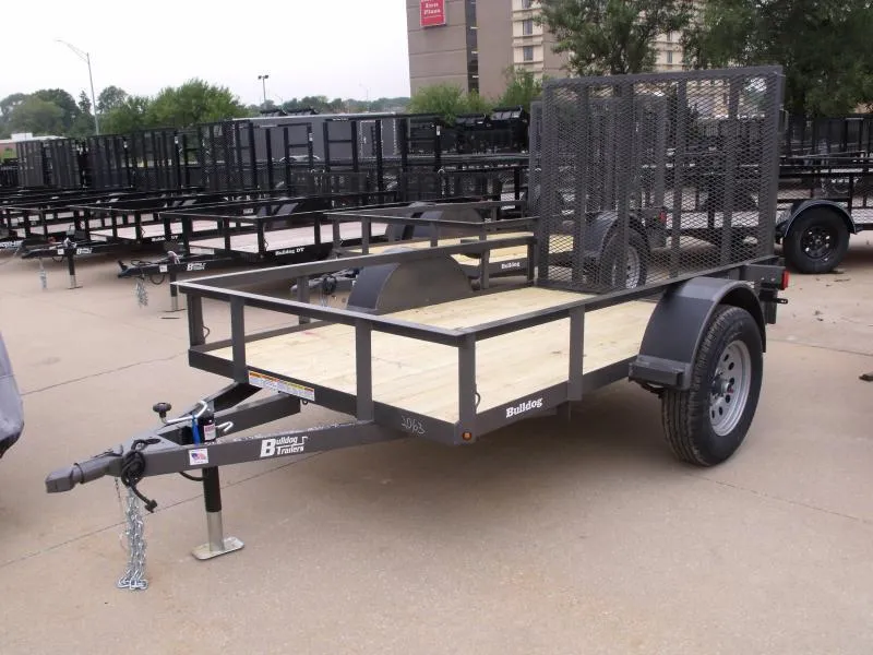 2024 Bulldog Trailers 5 x 8 Utility Trailer 4' Ramp