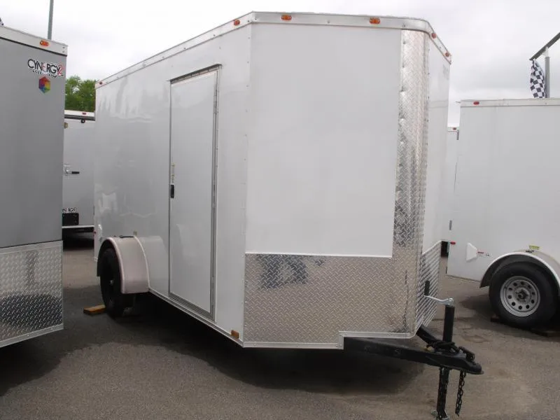 2022 Cynergy Cargo HUGE SALE WHILE THE LAST !!! Enclosed Trailer 6 X 12 BARN DOOR 6' 9" Interior Whi