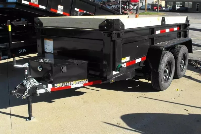 2026 Carry-On Dump Trailer 5 X 10 Low Profile With 6" Wood Extension (9990 GVWR) Spreader Gate