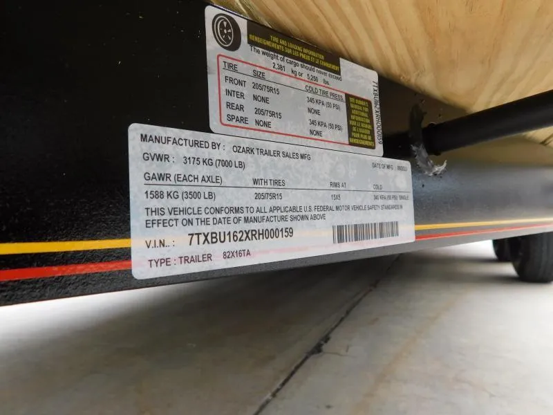 new Utility Trailers Ozark Trailer Mfg  for sale, in Kansas City, MO Thumbnail 21