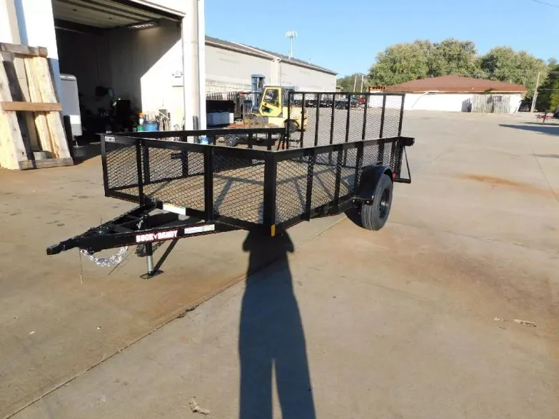 2026 Buck Dandy 83X12 5200 GVWR 2FT Mesh Sides Utility Trailer