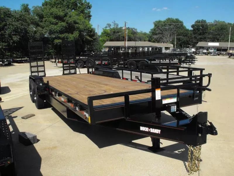 2025 Buck Dandy Equipment trailer 83 X 24 4' Steel Dove (16000 GVWR) Color Black